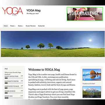 Drupal Yoga Mag Site
